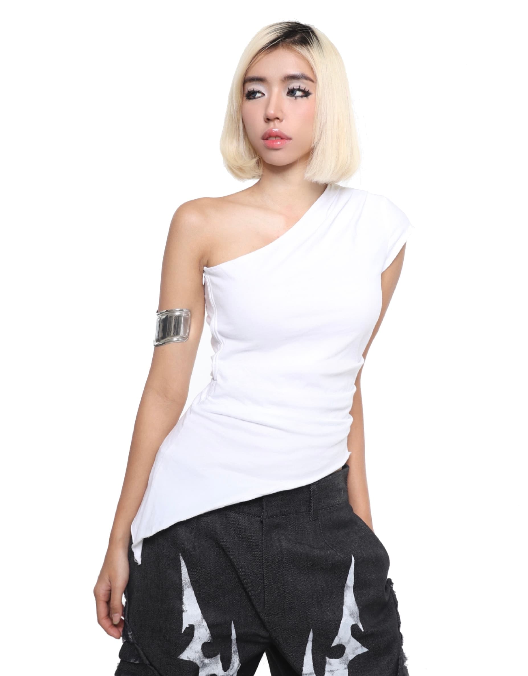 Jacin Top White front